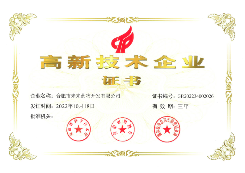 星空在线手机版(大中国区)高新技术企业证书